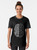 Graphic t-shirt design featuring a brain filled with binary code and the text "Coding Brain" - Women