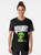 Funny sarcastic graphic t-shirt with text "You know what place blows? Earth" and an alien design - Women
