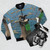Gerald Cartoon Bomber Jacket with Finding Dory and Nemo Designs - Flat lay