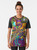 Psychedelic and trippy graphic t-shirt with visionary art and spiritual design. - Women