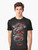 Asian dragon graphic design t-shirt with warrior, martial arts, and spiritual elements - Men