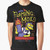 Flaming classic drink graphic t-shirt with a humorous 90s cartoon design