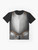 17th century cuirass knight armor graphic t-shirt - Flat lay