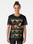 "Gremlin 80s Christmas" graphic t-shirt with a retro design - Women