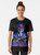 Buffalo Bills Mafia Graphic T-Shirt with Skeleton and Skull - Women