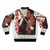Zatoichi cult movie inspired bomber jacket with Japanese design elements - Back