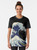 Graphic t-shirt featuring the iconic "The Great Wave off Kanagawa" artwork by the Japanese artist Hokusai - Women