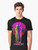"The Exorcist neon graphic t-shirt featuring a classic horror movie design" - Men