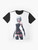 Nier Automata YoRHa Type A No.2 graphic t-shirt featuring androids from the video game - Flat lay