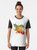 Iran Persian Flag and Map Graphic T-Shirt featuring the Shiro Khorshid (Lion and Sun) symbol - Women