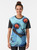 Fantastic Planet psychedelic cartoon graphic t-shirt featuring surreal and colorful imagery inspired by the classic French animated film "La Planète Sauvage". - Women