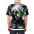 Furry cybernetic hybrid t-shirt with an anthropomorphic animal sci-fi design - men back