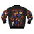 Swat Kats 90s cartoon-inspired retro bomber jacket with vector illustration - Back