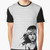 Les Misérables musical graphic t-shirt featuring script and lyrics from the classic Broadway show