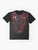 Antihero Spawn Graphic T-Shirt featuring a classic comic book style design with Spawn, the iconic antihero character. - Flat lay