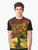 Vibrant t-shirt featuring Van Gogh's Mulberry Tree painting in a colorful, bohemian design - Men