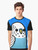 A blue budgie or parakeet graphic t-shirt with the text "Too Many Birds!" - Men