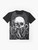Cthulhu occult gothic dark graphic design t-shirt - Flat lay
