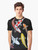 Koi fish graphic t-shirt featuring a colorful, lucky mix of Japanese koi carp in a feng shui inspired design. - Men