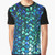 Shimmery mermaid fish scales graphic t-shirt
