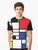 Piet Mondrian inspired De Stijl graphic t-shirt with primary colors - Men