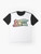 Johnny Hobo and the Freight Trains Graphic T-Shirt featuring a folk punk design with a Hobo, trains, and anarchist symbols - Flat lay