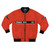 Retro bomber jacket with tractor design
