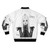 Poppy Night Bomber Jacket - Stylish Bomber Jacket with Poppy Motif - Back