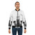 Poppy Night Bomber Jacket - Stylish Bomber Jacket with Poppy Motif - Lifestyle