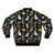 Christmas balloon bomber jacket, featuring balloon patterns and designs - Back