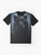 Black Panther superhero graphic t-shirt featuring a big cat design with wildlife conservation messaging. - Flat lay