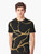 Kintsugi graphic t-shirt featuring a Japanese-inspired pattern with gold cracks and broken porcelain design - Men