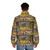 A warm and fashionable puffer jacket with the iconic "I Love NY" design - men back