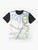 Sydney city map graphic print t-shirt - Flat lay
