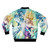 Dragon Ball Z anime-inspired bomber jacket with Kamehameha design - Back
