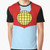 Captain Planet Planeteer graphic t-shirt with a colorful environmental superhero design