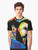 Wpap style graphic tee featuring Lionel Messi, the famous football player - Men