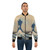 Bomber jacket featuring Katsushika Hokusai's famous woodblock print "The Great Wave off Kanagawa" - Lifestyle