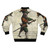 Marozzo Goat Bomber Jacket - Featuring Historical Fencing Motifs - Back