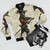Marozzo Goat Bomber Jacket - Featuring Historical Fencing Motifs - Flat lay