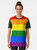 Gay pride flag t-shirt with rainbow graphic design - Women