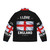 England Puffer Jacket with England Flag Design - Back