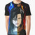 Azula Fire Lord Graphic T-Shirt with Split Image of Fire Princess Azula