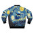 Gallifreyan Witch's Bomber Jacket - Doctor Who Inspired Fashion with Blue Phone Box Design - Back