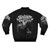 Slaughter to Prevail band logo printed on a black bomber jacket for metalcore and deathcore fans - Back