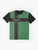 Latveria Flag Graphic T-Shirt featuring the flag of the fictional country Latveria from the Fantastic Four comics - Flat lay