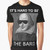 "Shakespeare's 'It's Hard to Be the Bard' graphic t-shirt design featuring a play on words and the Bard's portrait"