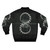 RIP THE JACKER Bomber Jacket - Canibus Rapper Inspired Design with Time Travel and Meditation Motifs - Back