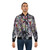 Abstract art bomber jacket featuring a Jackson Pollock painting design - Lifestyle