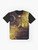 A graphic t-shirt featuring the Voyager Golden Record, a symbol of NASA's interstellar space exploration. - Flat lay